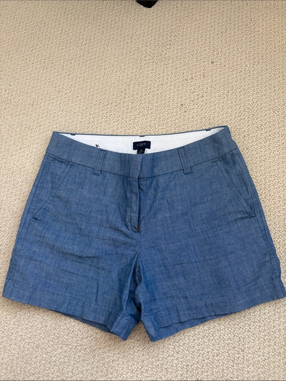 J. Crew Chambray Blue Tailored Women's Shorts